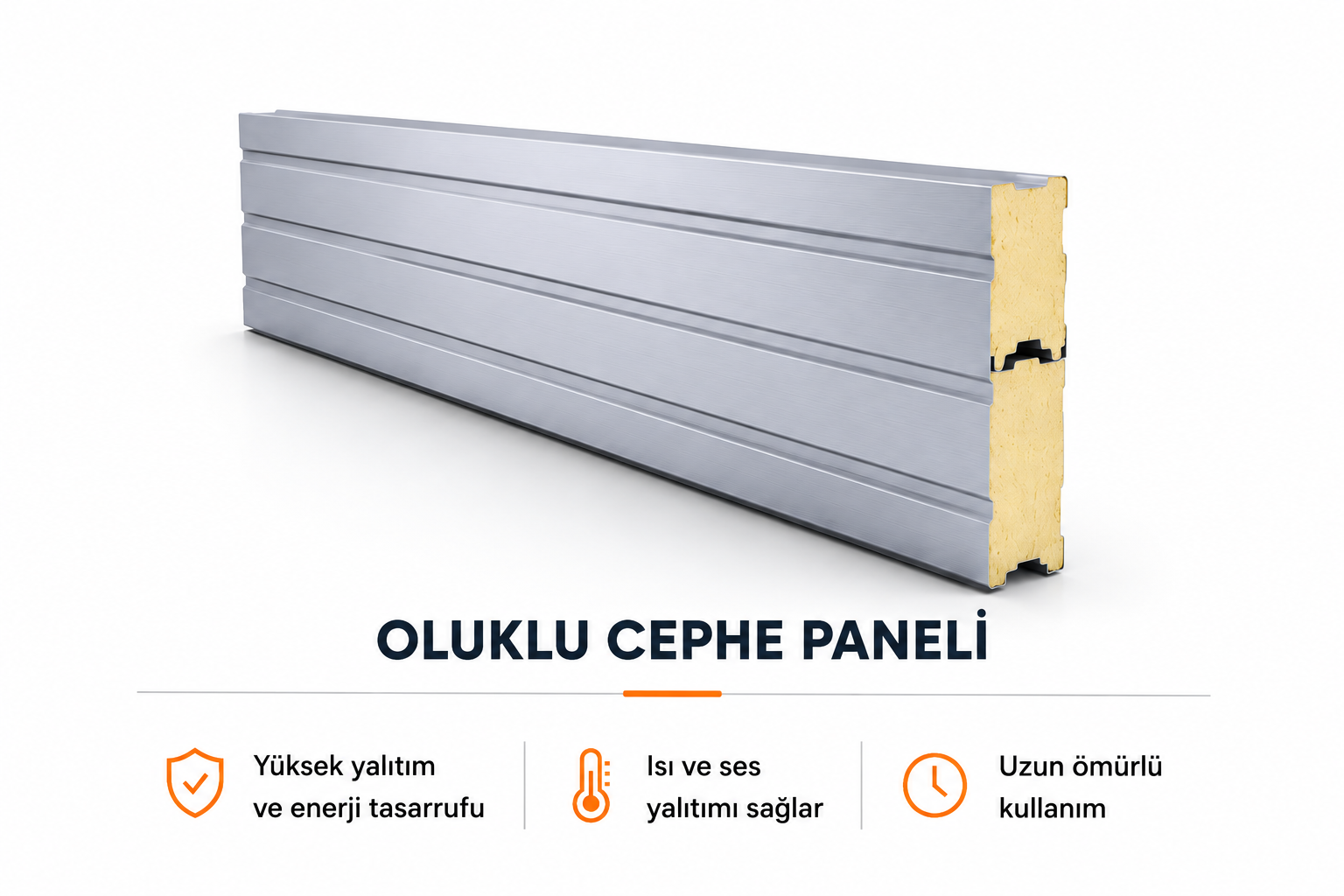 PIR dolgulu cephe paneli